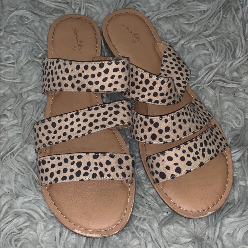 Cheetah sandals